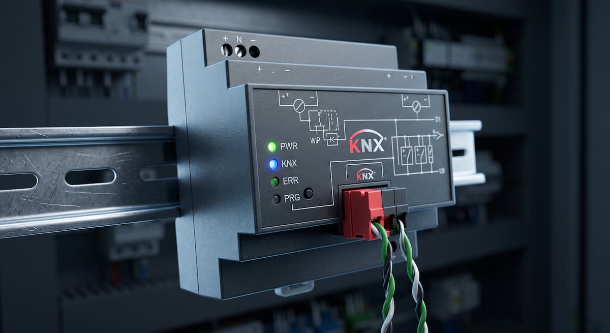 Moduł automatyki magistralnej KNX na szynę DIN